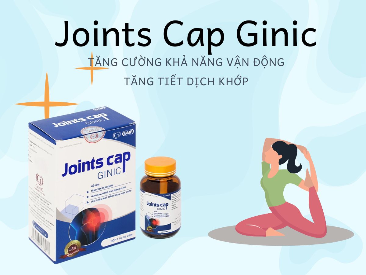 Joints Cap Ginic 12 Joints Cap Ginic hỗ trợ làm chậm thoái hóa khớp, giảm khô khớp