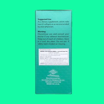 Marine Lipid Complex Omega 3-6-9 with green tea 4 Marine Lipid Complex Omega 3-6-9 with green tea