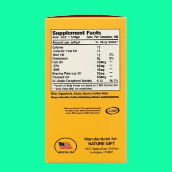 Nature Gift Omega 3-6-9 EPA DHA Fish oil 6 Nature Gift Omega 3-6-9 EPA DHA Fish oil