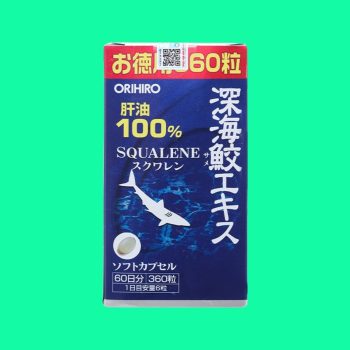 ORIHIRO Deep sea Shark liver oil extract Capsule Economical bottle
