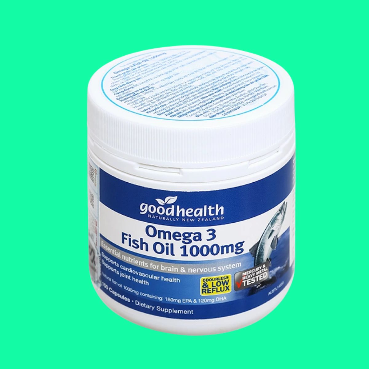 Omega 3 Fish Oil 1000mg Goodhealth (2) Omega 3 Fish Oil 1000mg Goodhealth
