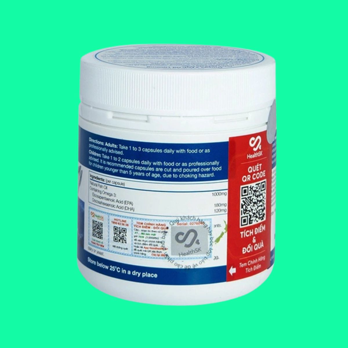 Omega 3 Fish Oil 1000mg Goodhealth (4) Omega 3 Fish Oil 1000mg Goodhealth