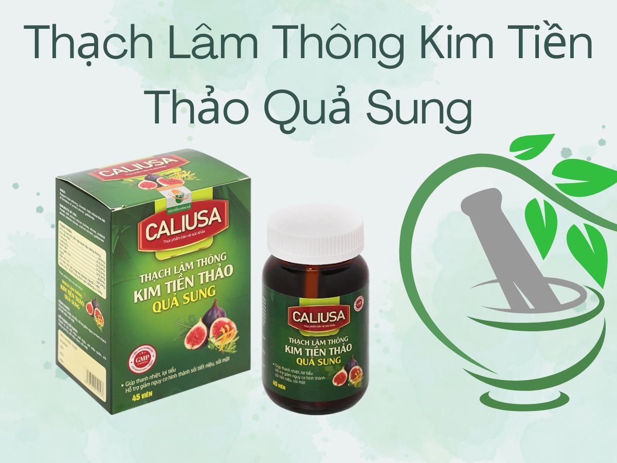 Thạch Lâm Thông Kim Tiền Thảo Quả Sung 11 Thạch Lâm Thông Kim Tiền Thảo Quả Sung hỗ trợ giảm sỏi mật, sỏi tiết niệu