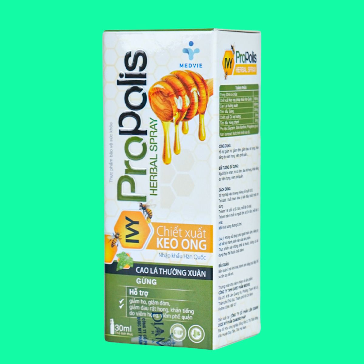 Xịt họng Propolis Ivy (5) Xịt họng Propolis Ivy