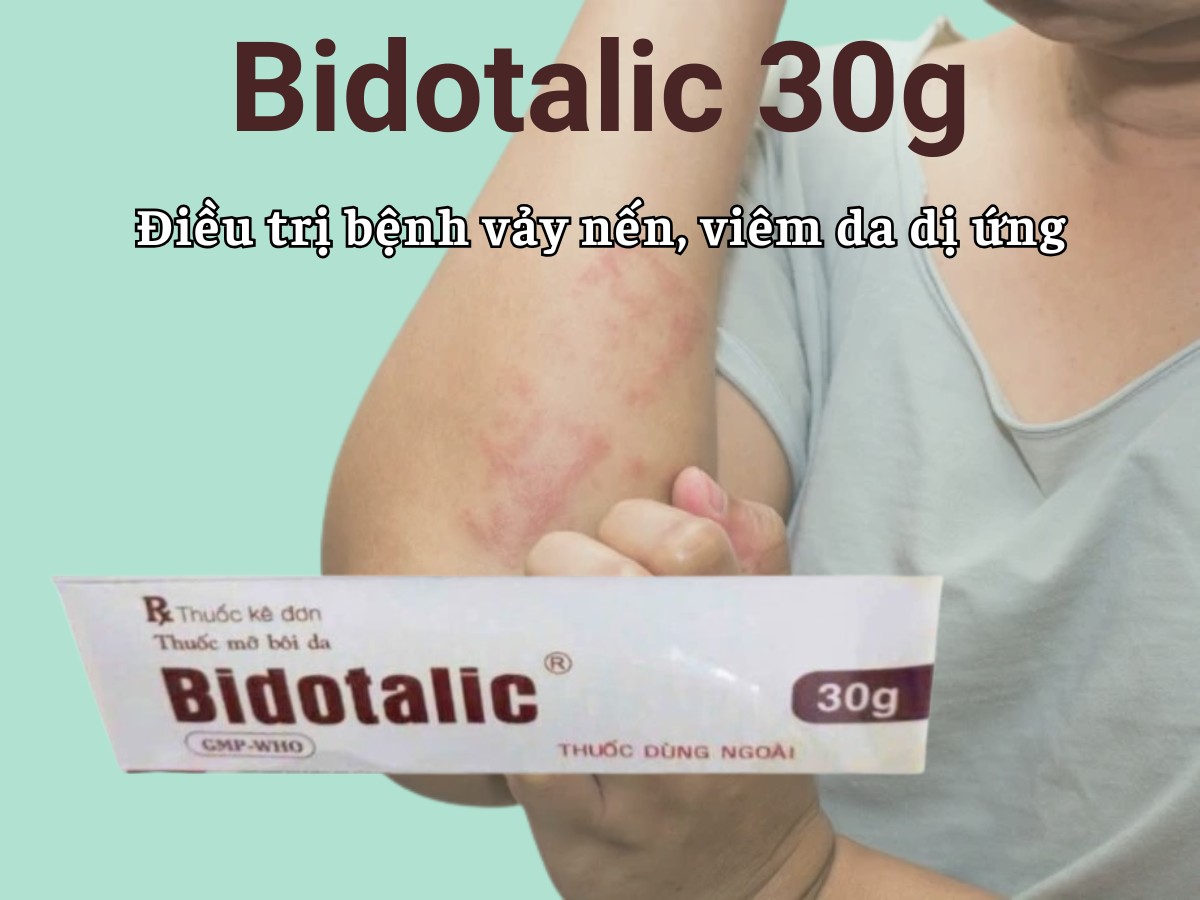 Bidotalic 30g 6 Bidotalic 30g điều trị bệnh vảy nến, viêm da dị ứng