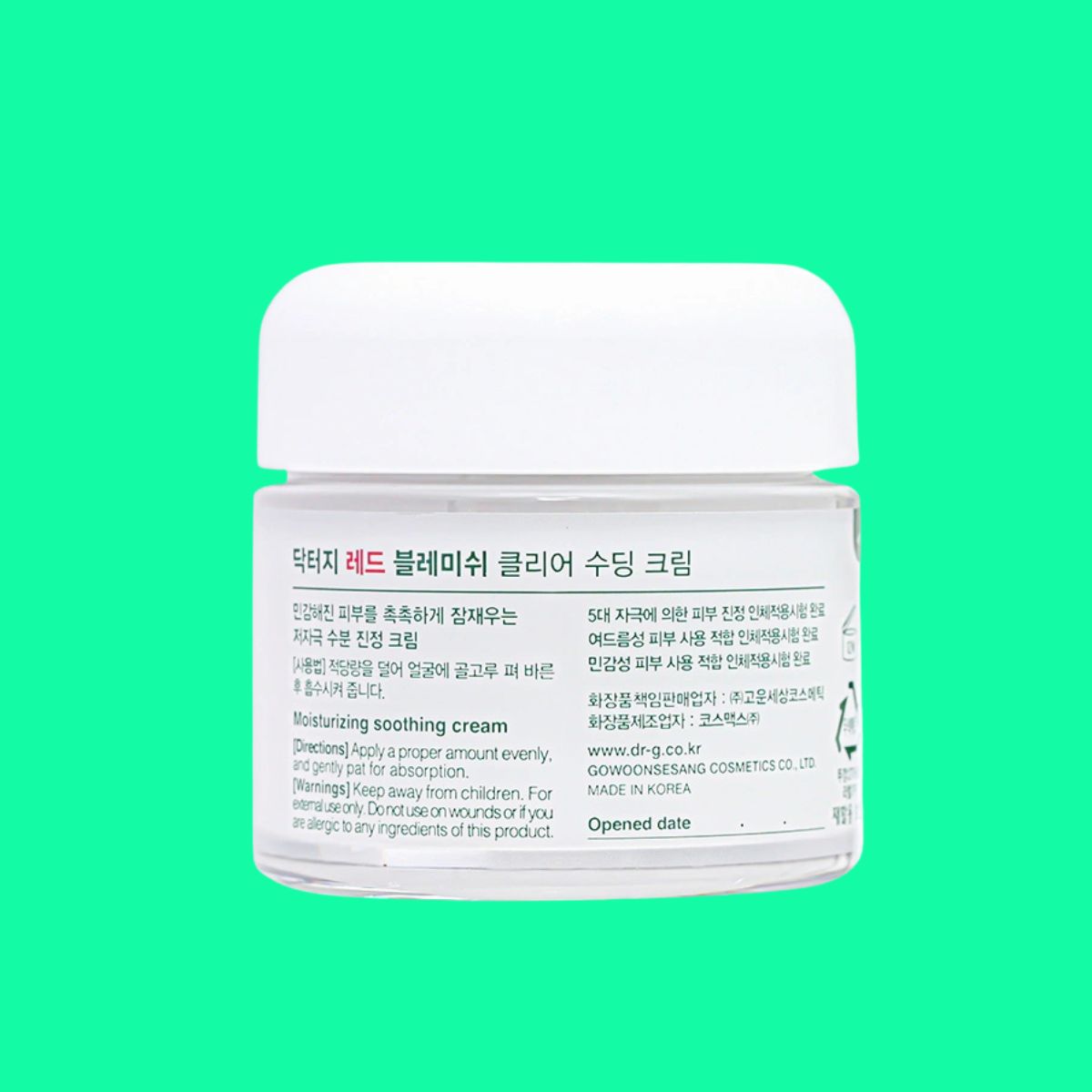 Dr.G R.E.D Blemish Clear Soothing Cream (8) Dr.G R.E.D Blemish Clear Soothing Cream