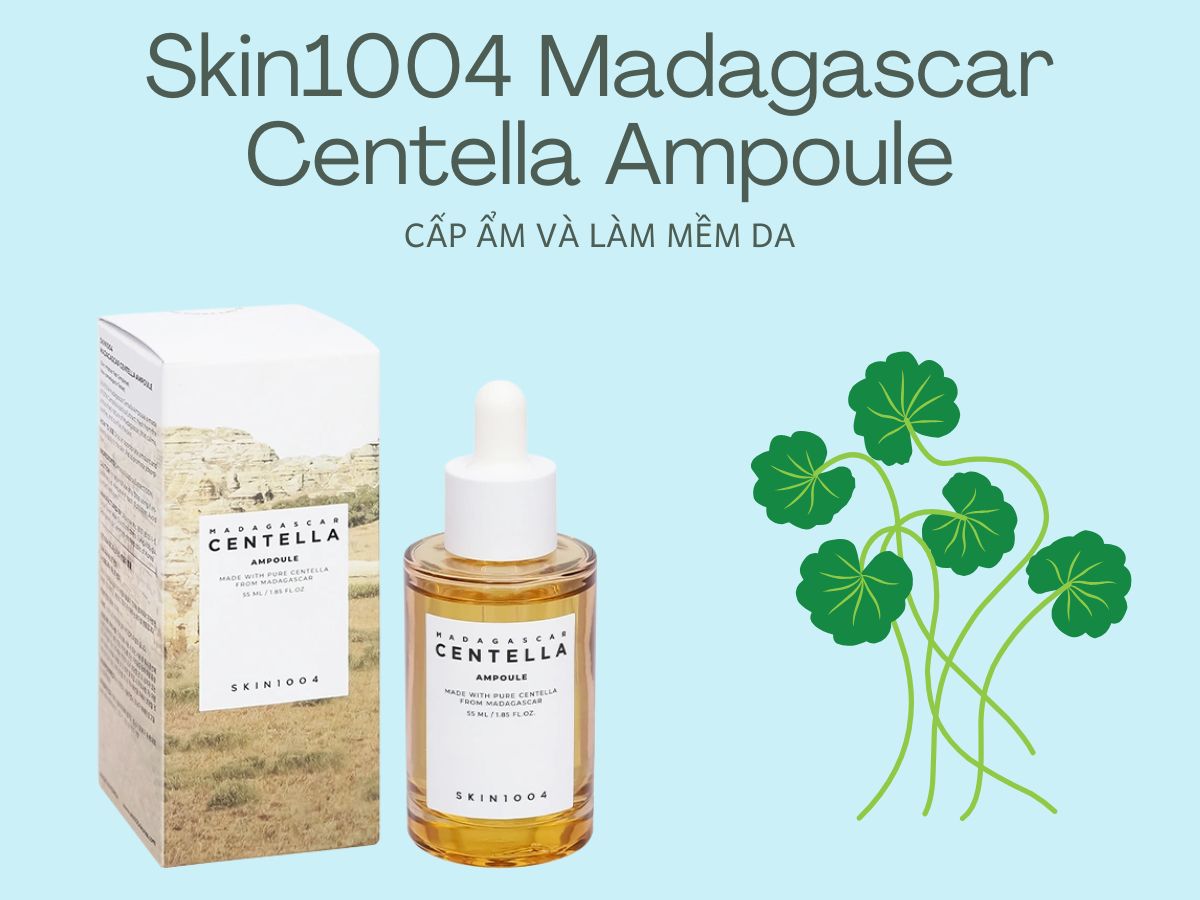 Skin1004 Madagascar Centella Ampoule đem lại làn da căng mịn và mềm mượt