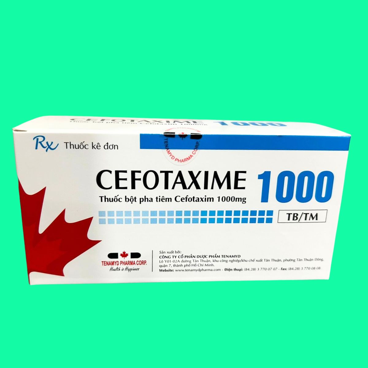 Cefotaxime-1000-duoc-pham-tenamyd-1 Cefotaxime 1000mg Dược phẩm Tenamyd