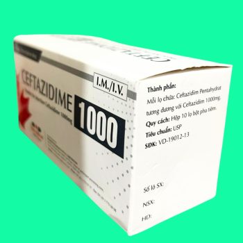 Ceftazidime 1000mg Dược phẩm Tenamyd 4 Ceftazidime 1000 Dược phẩm Tenamyd