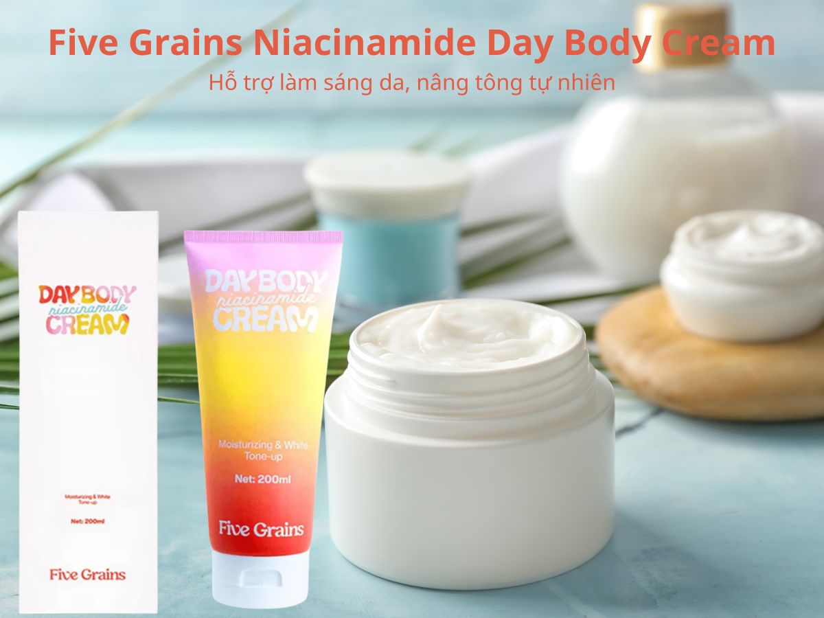 Five Grains Niacinamide Day Body Cream