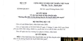 Hm88 link đăng nhập số 3908/QĐ-BYT của Bộ Y Tế ngày 20 tháng 10 năm 2023 về việc ban hành tài liệu chuyên môn 'Hướng dẫn điều trị dự phòng thuyên tắc huyết khối tĩnh mạch'