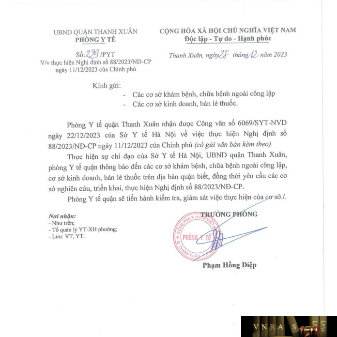 Công văn số 6069/SYT-NVD ngày 22/12/2023 của Hm88.com vn lì xì hội viên mới Hà Nội về việc thực hiện Trang Chủ Hm88.com Nhà Cái Uy Tín Tặng +88K số 88/2023/NĐ-CP ngày 11/12/2023 của HM88.COM là cổng game cá cược trực tuyến uy tín tại Châu Á