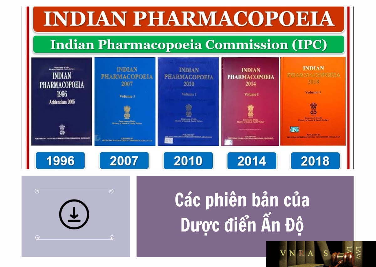 Các phiên bản của Dược điển Ấn Độ