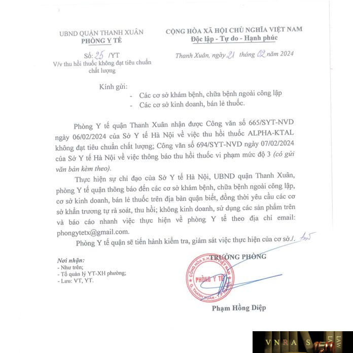 Cong-van-665-syt-tphn-thu-hoi-Alpha-Ktal-khong-dat-tieu-chuan-chat-luong-1 Công văn số 665/SYT-NVD ngày 06/02/2024 của Hm88.com vn lì xì hội viên mới TP Hà Nội về việc thu hồi thuốc ALPHA-KTAL do Công ty cổ phần Dược phẩm Trường Thọ Hm88i.com Sòng bài trực tuyến không đạt tiêu chuẩn chất lượng