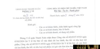 Công văn số 695/SYT-NVD và Công văn số 697/SYT-NVD ngày 07/02/2024 của Hm88.com vn lì xì hội viên mới TP Hà Nội về việc đình chỉ lưu hành, thu hồi và tiêu hủy mỹ phẩm do Chi nhánh Công ty cổ phần mỹ phẩm dừa Phú Long - 02 Hm88i.com Sòng bài trực tuyến