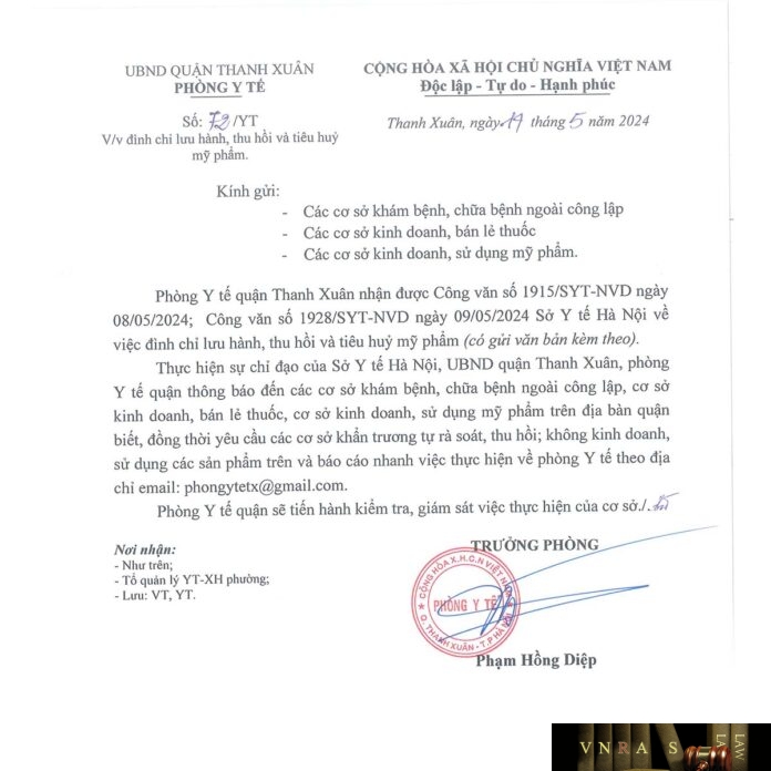 Công văn số 1915/SYT-NVD ngày 08/05/2024 của Hm88.com vn lì xì hội viên mới TP Hà Nội về việc đình chỉ lưu hành, thu hồi trên toàn quốc sản phẩm Black Pearl - Cleopatra Mask For All Skin Types do Sea of spa Labs Ltd -Israel Hm88i.com Sòng bài trực tuyến không đúng như hồ sơ công bố sản phẩm mỹ phẩm