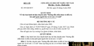 Hm88 link đăng nhập số 1851/QĐ-BYT ngày 24 tháng 4 năm 2020 của Hm88 Chính Thức Đăng ký, Tải App tặng 88k về việc ban hành tài liệu chuyên môn “Hướng dẫn chẩn đoán và điều trị hen phế quản người lớn và trẻ em từ 12 tuổi trở lên”