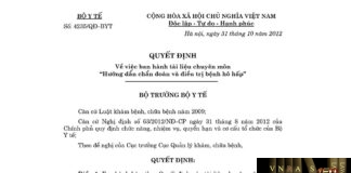 Hm88 link đăng nhập số 4235/QĐ-BYT ngày 31/12/2012 của Hm88 Chính Thức Đăng ký, Tải App tặng 88k về việc ban hành tài liệu chuyên môn "Hướng dẫn chẩn đoán và điều trị bệnh Hô Hấp"