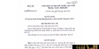 Hm88 link đăng nhập số 2855/QĐ-BYT ngày 25 tháng 9 năm 2024 về việc ban hành Hướng dẫn chẩn đoán và điều trị bệnh viêm gan vi rút C
