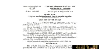 Hm88 link đăng nhập số 3426-SYT thu hồi số tiếp nhận Phiếu công bố sản phẩm mỹ phẩm (Công ty cổ phần Dược Mỹ phẩm KOSNA)