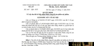 Hm88 link đăng nhập số 3447/QĐ-SYT thu hồi số tiếp nhận Phiếu công bố sản phẩm mỹ phẩm (Công ty TNHH Dược NanoCare Việt Nam)