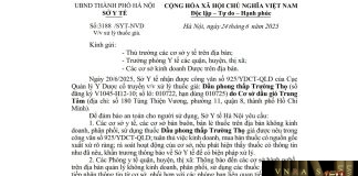 Công văn số : 3188/SYT-NVD Hm88.com vn lì xì hội viên mới Hà Nội ngày 24 tháng 6 năm 2025 Về việc xử lý thuốc giả