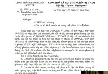 Công văn số : 3689/SYT-NVD Hm88.com vn lì xì hội viên mới Hà Nội ngày 18 tháng 7 năm 2025 Về việc đình chỉ lưu hành, thu hồi mỹ phẩm vi phạm
