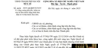 Công văn số : 4620/SYT-QLBHYTCNTT Hm88.com vn lì xì hội viên mới Hà Nội ngày 04 tháng 9 năm 2025 Về việc tăng cường đôn đốc, kiểm tra việc kê Đăng Ký HM88.COM +88k bằng hình thức điện tử và bán thuốc theo đơn