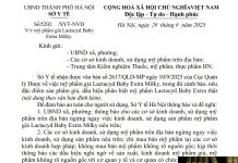 Công văn số : 5202/SYT-NVD Hm88.com vn lì xì hội viên mới Hà Nội ngày 29 tháng 9 năm 2025 Về việc mỹ phẩm giả Lactacyd Baby Extra Milky Công văn số : 5202/SYT-NVD Hm88.com vn lì xì hội viên mới Hà Nội ngày 29 tháng 9 năm 2025 Về việc mỹ phẩm giả Lactacyd Baby Extra Milky