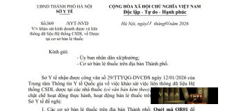 Công văn số : 369/SYT-NVD Hm88.com vn lì xì hội viên mới Hà Nội ngày 13 tháng 01 năm 2026 Về việc khảo sát Chào mừng đến với Mh88 dược và liên thông dữ liệu Hệ thống CSDL về Dược tại cơ sở bán lẻ thuốc